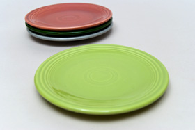 
Vintage Fiesatware Plate in Original 50s Chartreuse
      