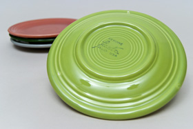 
Vintage Fiesatware Plate in Original 50s Chartreuse
      