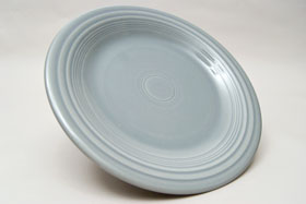 50s Gray Fiesta 10 inch Dinner Plate Fiestaware Pottery For Sale 50s Gray Fiesta 10 inch Dinner Plate Fiestaware Pottery For Sale