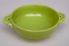 50s Fiestaware Chartreuse Fiestaware Cream Soup Bowl 50s Fiestaware Chartreuse Fiestaware Cream Soup Bowl