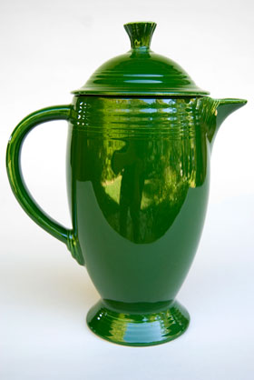 50s Fiestaware Forest Green Coffee Pot 50s Fiestaware Forest Green Coffee Pot