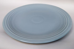 50s Fiestaware Gray Chop Plate 50s Fiestaware Gray Chop Plate