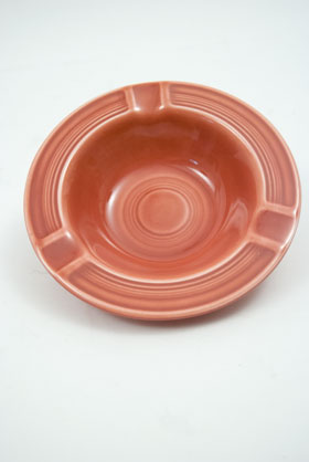 Vintage Fiestaware Rose Ashtray: Fiesta Dinnerware 30s 40s 50s 60s For Sale
