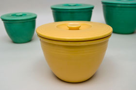 Vintage FiestaNesting Bowl Lid number two in original yellow: Gift, Rare, Hard to Find, Buy Onlline Now, American Antique Pottery Vintage FiestaNesting Bowl Lid number two in original yellow: Gift, Rare, Hard to Find, Buy Onlline Now, American Antique Pottery