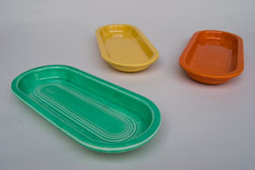 Original Green Fiestaware Utility Tray Original Green Fiestaware Utility Tray