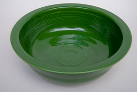 50s Fiestaware Forest Green Nappy Bowl 50s Fiestaware Forest Green Nappy Bowl
