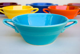 Vintage Harlequin Pottery For Sale: Turquoise Cream Soup Bowl 40s 50s Pottery
Vintage Harlequin Pottery For Sale: Turquoise Cream Soup Bowl 40s 50s Pottery