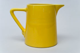 Vintage Harlequin Original Yellow 22 ounce jug or milk pitcher: Harlequin Dinnerware 30s 40s American Solid Color Dinnerware For Sale
Vintage Harlequin Original Yellow 22 ounce jug or milk pitcher: Harlequin Dinnerware 30s 40s American Solid Color Dinnerware For Sale