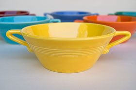 Vintage Harlequin Pottery For Sale: Yellow Cream Soup Bowl 40s 50s Pottery
Vintage Harlequin Pottery For Sale: Yellow Cream Soup Bowl 40s 50s Pottery