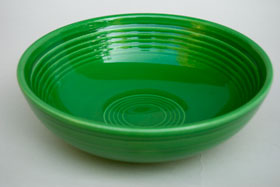 Medium Green Fiesta Individual Salad Bowl Fiestaware Pottery For Sale Medium Green Fiesta Individual Salad Bowl Fiestaware Pottery For Sale