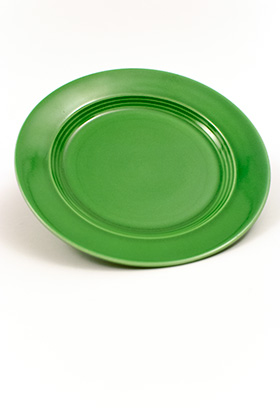Medium Green Fiesta 7 inch Plate Fiestaware Pottery For Sale Medium Green Fiesta 7 inch Plate Fiestaware Pottery For Sale