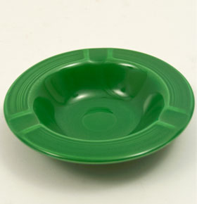 Medium Green Fiesta Ashtray Medium Green Fiesta Ashtray