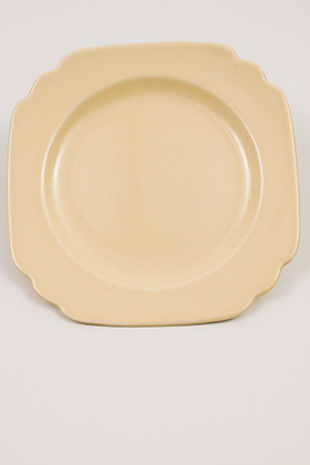 Vintage Riviera Pottery Bread and Butter Plate in Original Mauve Blue Glaze