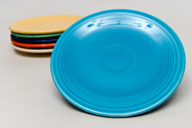 Vintage Fiesatware Plate in Original Turquoise
Vintage Fiesatware Plate in Original Turquoise