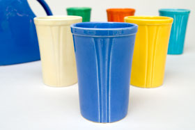 Riviera Pottery for Sale: Mauve Juice Tumbler from vintagefiestaware.com
Riviera Pottery for Sale: Mauve Juice Tumbler from vintagefiestaware.com