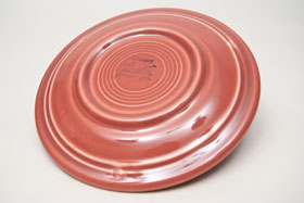 Vintage Fiesta Rose 7 Inch Plate  Fiestaware Pottery Vase: Gift, Rare, Hard to Find, Buy Onlline Now, American Antique Pottery