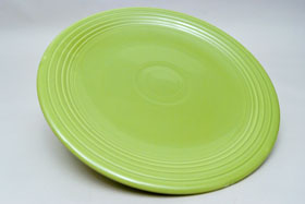 50s Fiestaware 13 inch Chartreuse Chop Plate 50s Fiestaware 13 inch Chartreuse Chop Plate