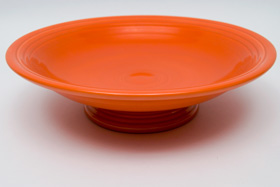 Original Radioactive Red Fiestaware 12 Inch Footed Comport Original Radioactive Red Fiestaware 12 Inch Footed Comport