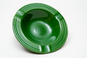 Forest Green Vintage Fiesta Ashtray 50s Colors Fiestaware