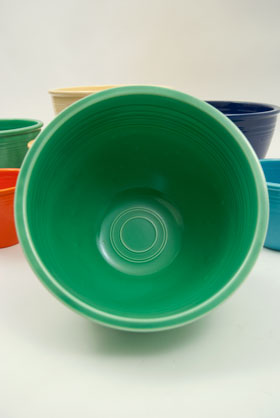 Fiesta No. 5 Green Bowl For Sale Fiesta No. 5 Green Bowl For Sale