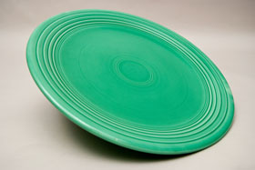 50s Fiestaware 50s green 13inch chop plate