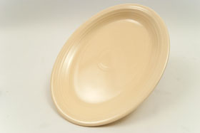 Original Ivory Vellum GlazeVintage Fiesta Large Oval Platter Original Ivory Vellum GlazeVintage Fiesta Large Oval Platter