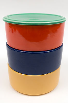 Kitchen Kraft Stacking Refigerator Set: Hard to Find Go-Along Fiestaware Pottery For Sale Kitchen Kraft Stacking Refigerator Set: Hard to Find Go-Along Fiestaware Pottery For Sale