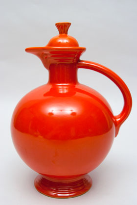 Vintage Fiesta Carafe in Original Red: Radioactive Fiestaware: Genuine, Old, Antique, For Sale, Gift
Vintage Fiesta Carafe in Original Red: Radioactive Fiestaware: Genuine, Old, Antique, For Sale, Gift