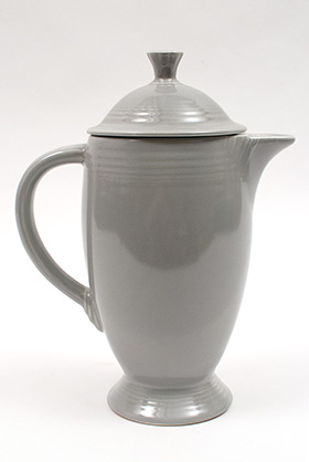 Rare Fiesta Vintage Gray Coffeepot 50s Fiestaware For Sale
Rare Fiesta Vintage Gray Coffeepot 50s Fiestaware For Sale