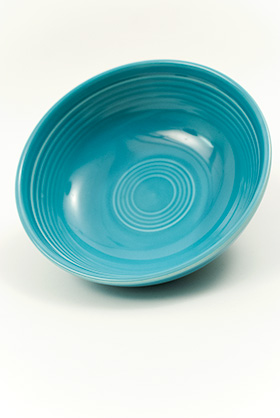 Fiesta Vintage Original Turquoise Individual Salad Bowl: Fiestaware For Sale