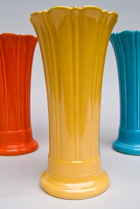 Vintage Fiesta 10 inch Original Yellow Fiestaware Pottery Vase: Gift, Rare, Hard to Find, Buy Onlline Now, American Antique Pottery Vintage Fiesta 10 inch Original Yellow Fiestaware Pottery Vase: Gift, Rare, Hard to Find, Buy Onlline Now, American Antique Pottery
