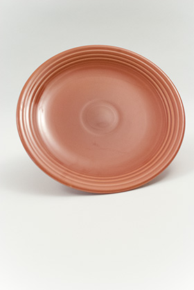 50s Fiestaware 50s rose 13 inch chop plate