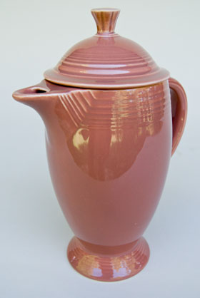 Vintage Fiesta 50s Color Rose Coffee Pot for Sale Buy Online Gift: Hard to Find Go-Along Fiestaware Pottery For Sale Vintage Fiesta 50s Color Rose Coffee Pot for Sale Buy Online Gift: Hard to Find Go-Along Fiestaware Pottery For Sale