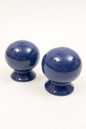 Vintage Fiestaware Salt and Pepper Shakers in Original Original Red Glaze For Sale Vintage Fiestaware Salt and Pepper Shakers in Original Original Red Glaze For Sale