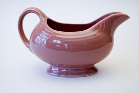 50s Rose Vintage Fiestaware Sauce Boat For Sale 50s Rose Vintage Fiestaware Sauce Boat For Sale