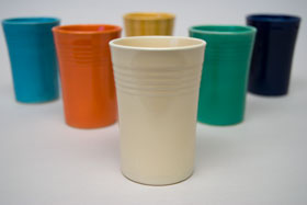 Ivory Vintage Fiesta Juice Tumbler Fiestaware Pottery For Sale Ivory Vintage Fiesta Juice Tumbler Fiestaware Pottery For Sale