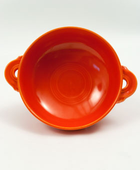 50s Fiestaware Gray Fiestaware Cream Soup Bowl 50s Fiestaware Gray Fiestaware Cream Soup Bowl