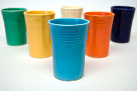 Turquoise Vintage FiestaJuice Tumbler Fiestaware Pottery For Sale Turquoise Vintage FiestaJuice Tumbler Fiestaware Pottery For Sale