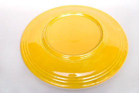 Yellow Vintage Fiesta 15 inch Chop Plate Fiestaware For Sale Old Authentic