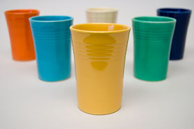 Turquoise Vintage FiestaJuice Tumbler Fiestaware Pottery For Sale Turquoise Vintage FiestaJuice Tumbler Fiestaware Pottery For Sale