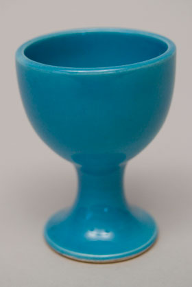 Vintage Harlequin Single Egg Cup in Turquoise: Harlequin Dinnerware 30s 40s American Solid Color Dinnerware For Sale
Vintage Harlequin Single Egg Cup in Turquoise: Harlequin Dinnerware 30s 40s American Solid Color Dinnerware For Sale