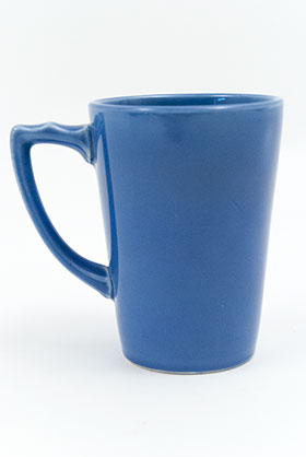 Rare Riviera Pottery Handled Mug Tumber in Original Green For Sale Rare Riviera Pottery Handled Mug Tumber in Original Green For Sale
