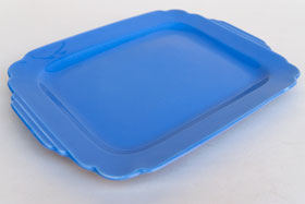 Mauve Homer Laughlin Riviera Batter Tray Mauve Homer Laughlin Riviera Batter Tray