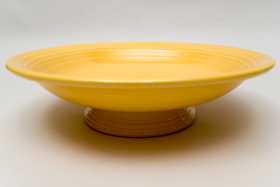 Original Yellow Fiestaware 12 Inch Footed Comport Original Yellow Fiestaware 12 Inch Footed Comport