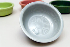Vintage Fiestaware 50s Gray Fruit Bowl For Sale Vintage Fiestaware 50s Gray Fruit Bowl For Sale