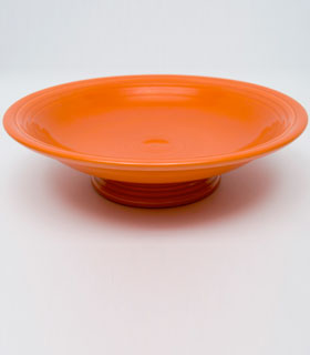 Original Radioactive Red Fiestaware 12 Inch Footed Comport Original Radioactive Red Fiestaware 12 Inch Footed Comport