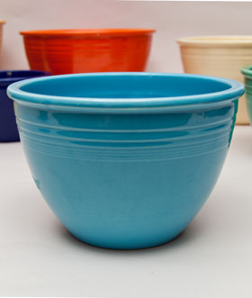 Vintage Fiesta Nesting Bowl Number Four in Yellow For Sale Vintage Fiesta Nesting Bowl Number Four in Yellow For Sale