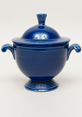 Cobalt Fiesta Sugar Bowl Fiestaware Pottery For Sale Cobalt Fiesta Sugar Bowl Fiestaware Pottery For Sale