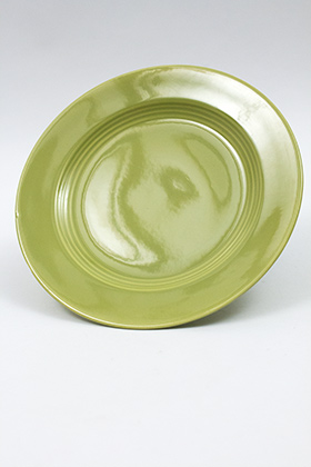 Vintage Harlequin Pottery 50s Chartreuse Lunch Plate For Sale
Vintage Harlequin Pottery 50s Chartreuse Lunch Plate For Sale