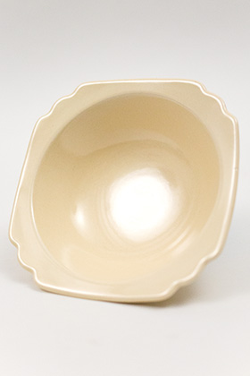 Riviera Homer Laughlin Pottery Ivory Vellum Oatmeal Bowl